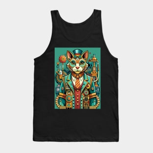 Mechanical Cat Tank Top